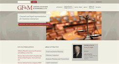 Desktop Screenshot of gfmlaw.com